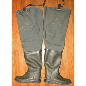 Frogg Toggs Men’s Hip Waders Boots Size 9 Felt Sole Fishing Hunting Waterproof
